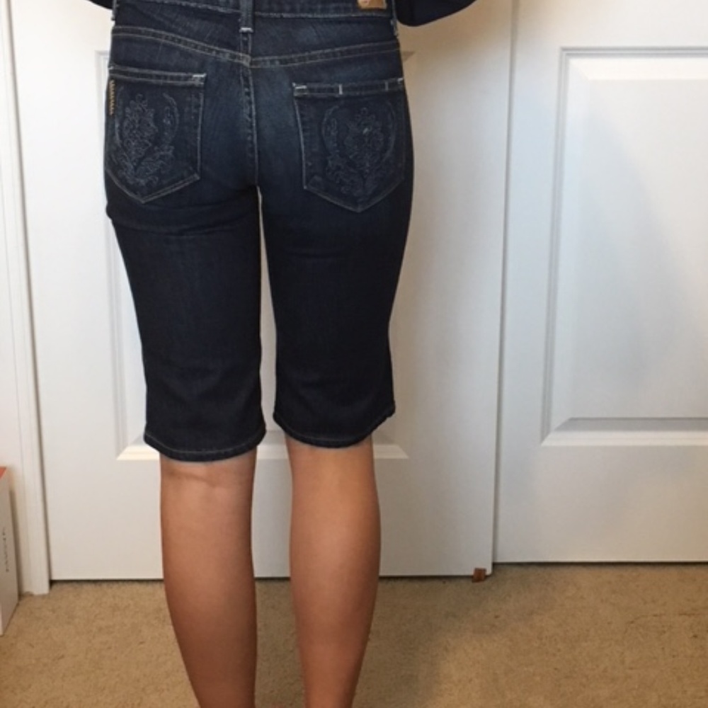 Paige Denim Laurel Bermuda Jean Shorts sz 27